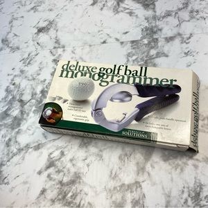 Deluxe Golfball Monogrammer Set To Personalize Your Balls